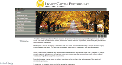 Desktop Screenshot of legacycapitalpartners.net